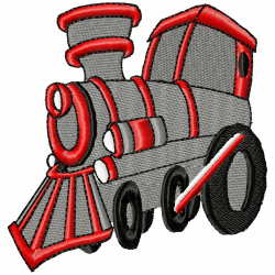 Trains Embroidery Design 5 Trains Embroidery Design 5